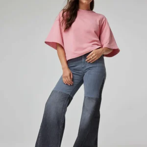 Jeans Mujer Tiro Alto Janet Flare Janet Grey