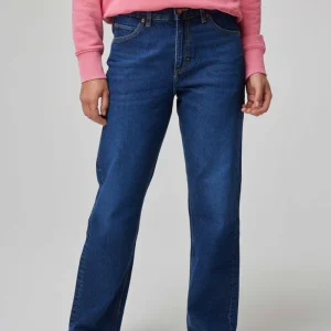 Jeans Mujer Tiro Alto 101Z Classic Straight Rider Blue Nostalgia