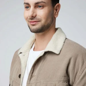 Chaqueta Hombre Relaxed Cotelé Jacket Beige
