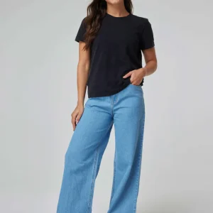 Jeans Mujer Tiro Alto Stella A Line Relaxed Fit Light Vada