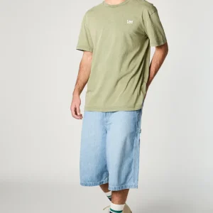 LS3378 Shorts Hombre Cargo Celeste