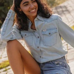 LS3386 Shorts Mujer Rider Azul