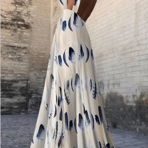 Adley - elegante vestido floral sin mangas y sin tirantes