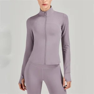 Heidi-Mode | Chaqueta de yoga deportiva con cremallera