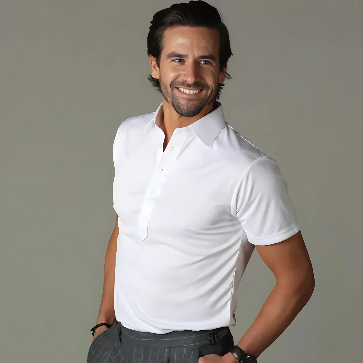Elegante polo para hombre, perfecto para el día a día y el tiempo libre