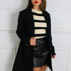 LS5348 Falda-Pantalón Polipiel