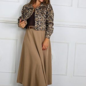 LS5315 Falda Larga Cinturón