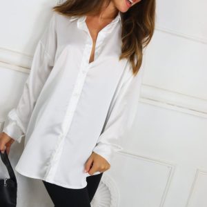 LS5187 Camisa Satén Larga