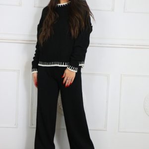 LS5447 Pantalón Punto Cropped