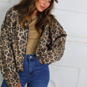 LS5229 Chaqueta Bomber Print