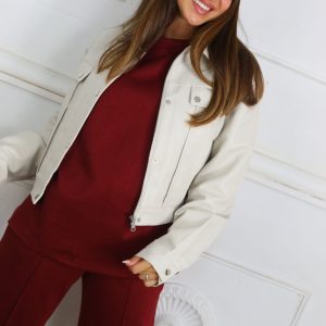 LS5232 Chaqueta Polipiel Bomber