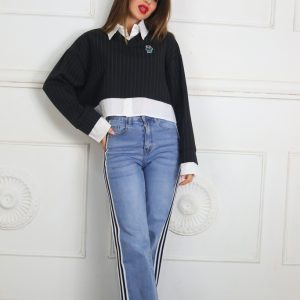 LS5621 Vaquero Straight Leg Rayas