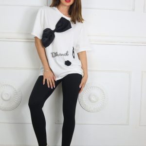 LS5201 Camiseta Lazo Brillos