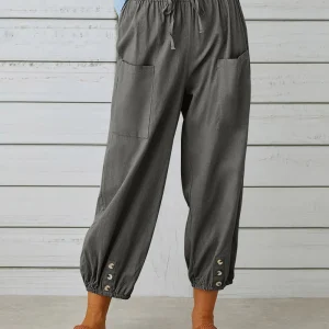 Élodie - Pantalones de cintura alta