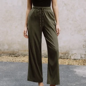 Camille - Pantalones anchos de lino