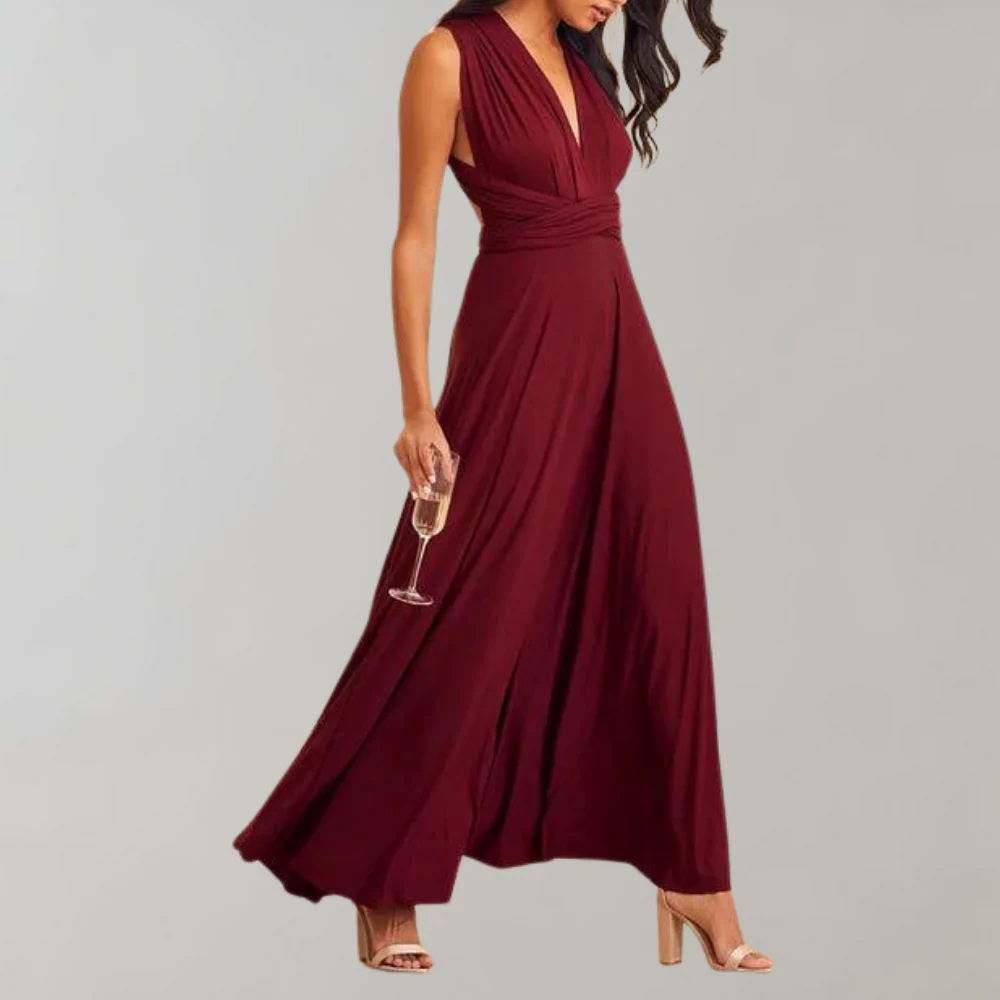 Vestido cruzado multidireccional para el verano