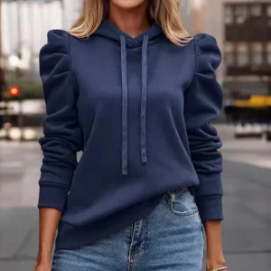 Elisa | Herfst Sudadera Casual Con Capucha Para Mujeres De Color Versátil