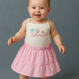 LS50355 CONJUNTO BEBITA BODY CON FALDA