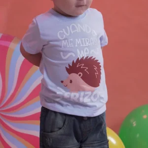 LS50245 CAMISETA BEBITO ME ERIZO POR TI