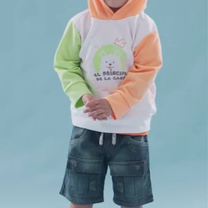 LS50335 CHAQUETA BEBITO BLOQUES SOY EL PRINCIPE DE LA CASA