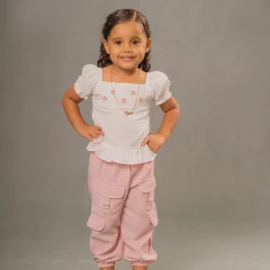 LS50430 Conjunto jogger cargo niña