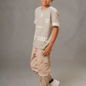 LS50406 Camiseta en burda Estampada