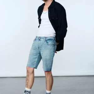 Short Denim Light Blue