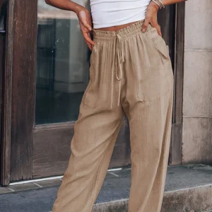 Destiny - Pantalones de verano de lino