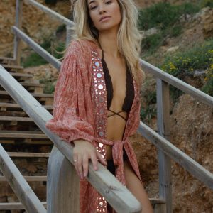 Kimono Robe Meja Burned Orange
