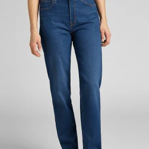 Jeans Mujer Tiro Alto Carol Straight Fit Mid Stone Sitka