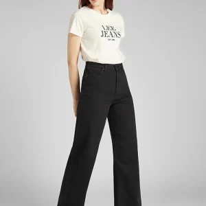 Jeans Mujer Tiro Alto Stella A Line Relaxed Fit Black Parker