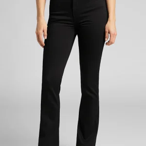 Jeans Mujer Tiro Alto Breese Flare Fit Black Rinse