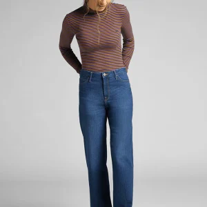 Jeans Mujer Tiro Alto Wide Leg Long Relaxed Fit Mid Harper