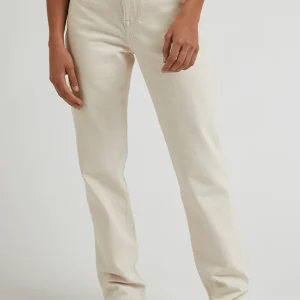 Jeans Mujer Tiro Alto Carol Straight Fit Ecru III