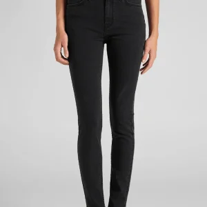 Jeans Mujer Tiro Alto Scarlett High Skinny Fit Washed Black