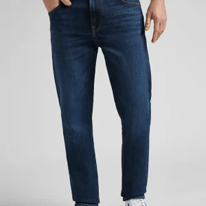 Jeans Hombre Austin Regular Tapered Fit Dark Mid Baker