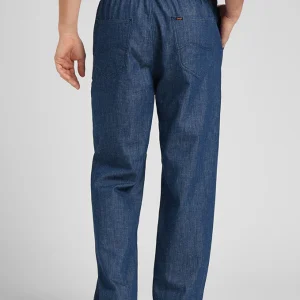 Pantalón Hombre Chino Relaxed Straight Fit Mid Wash