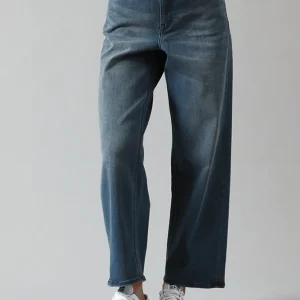 Jeans Mujer Tiro Alto Wide Leg Long Relaxed Fit Mid Harper I