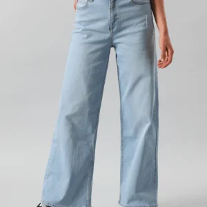 Jeans Mujer Tiro Alto Stella A Line Relaxed Fit Light Alton