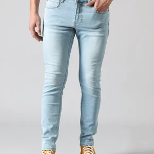 Jeans Hombre Malone Skinny Fit Light Worn Kali