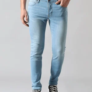 Jeans Hombre Malone Skinny Fit Light Stone Worn