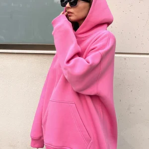 Elisa | Casual Chique Herfst Hoodie Voor Vrouwen Met Handige Voorzak