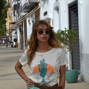 Camiseta Wanderlust Cream