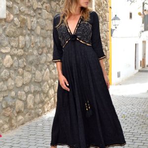 Vestido Esmirna Negro