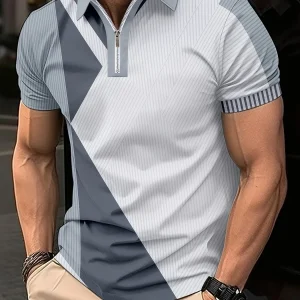 Aris Shirt | Regular Fit Color Block Golf Shirt