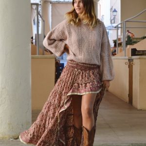 Falda Free Rustik burdeos