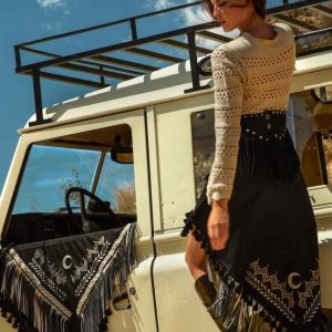 Falda Antelina Étnica