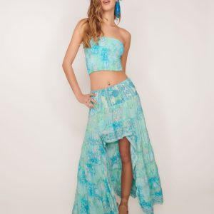 Falda Free Watercolor Blue