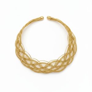 LS5248 Collar Metal Trenzado