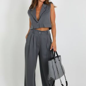 LS5257 Conjunto Chaleco Corto